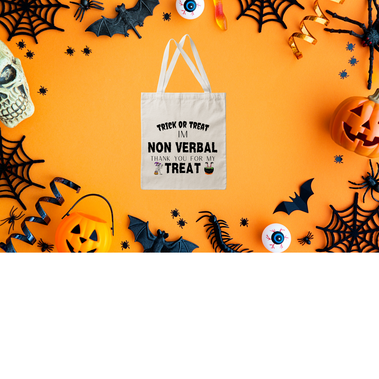 Non Verbal Trick or Treat Bag