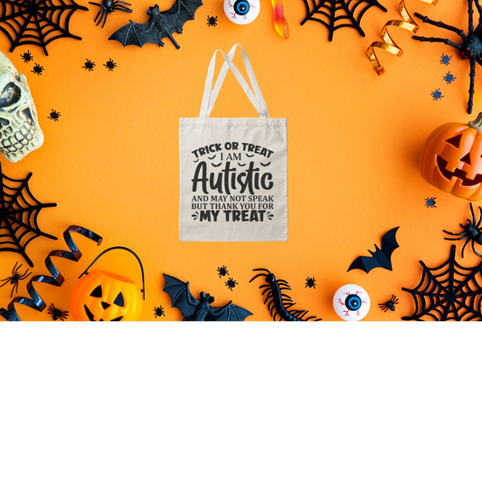 Autism / Non Verbal Trick or Treat Bags