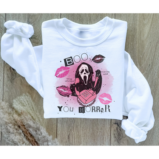 Boo You Horror Sweatshirt