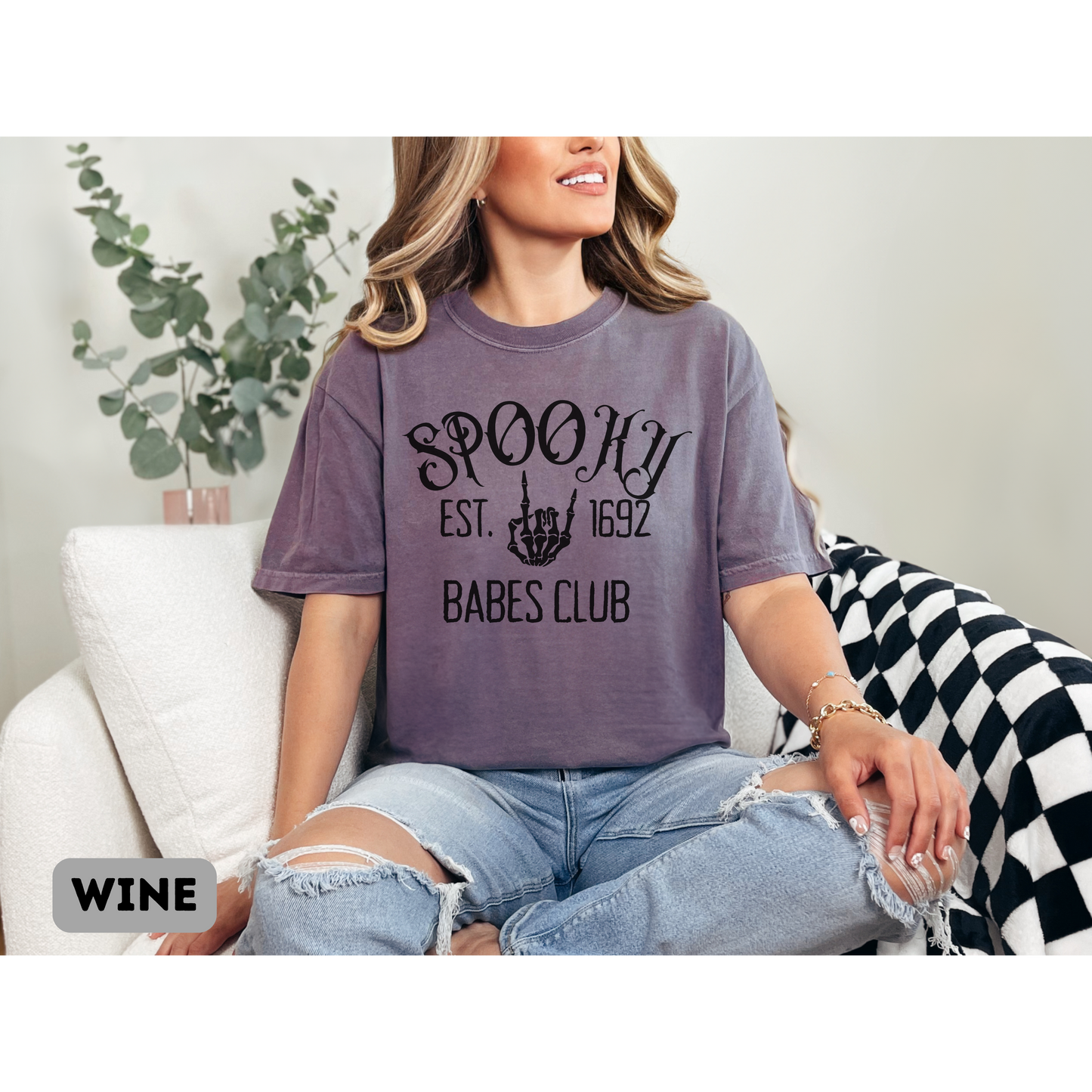 Short Sleeve Spooky Babes Club T-shirt