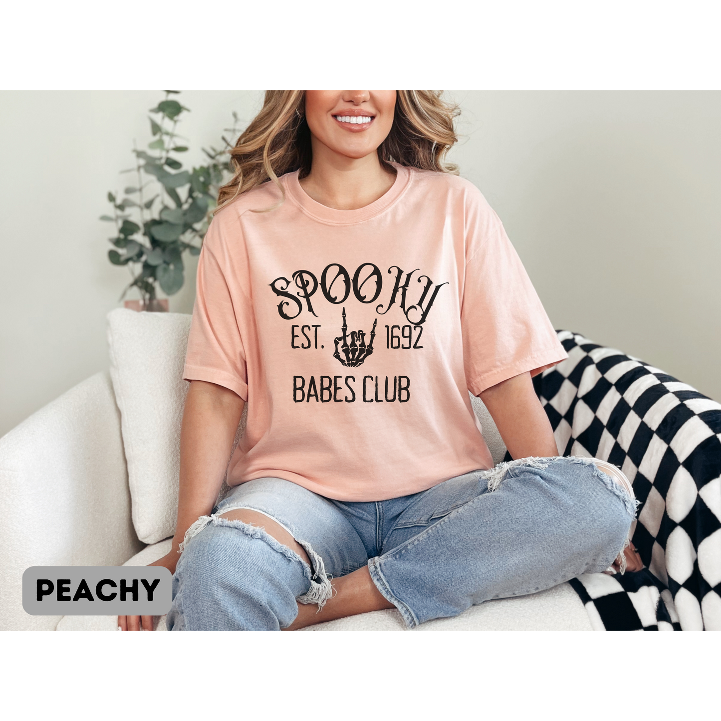 Short Sleeve Spooky Babes Club T-shirt