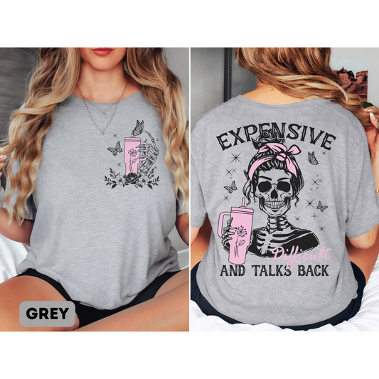 Short Sleeve Expensive & Talks Back T-shirt