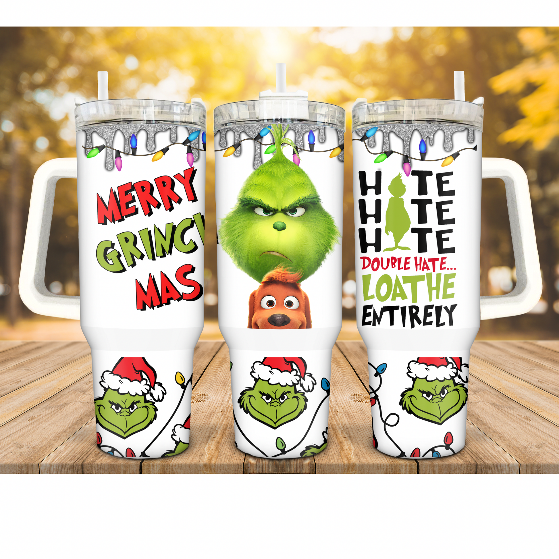 Grinch My day 40oz Stanley Dupe – LAURENSCREATIONS